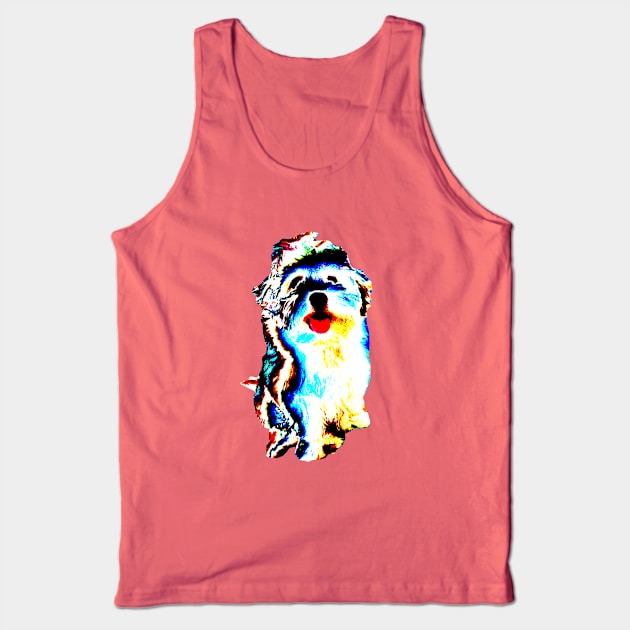 cute dog, puppy, havanese, bolonka zwetna Tank Top by rh_naturestyles